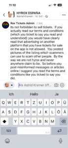 HYBRID Tickets App IS NOT the official HYROX App